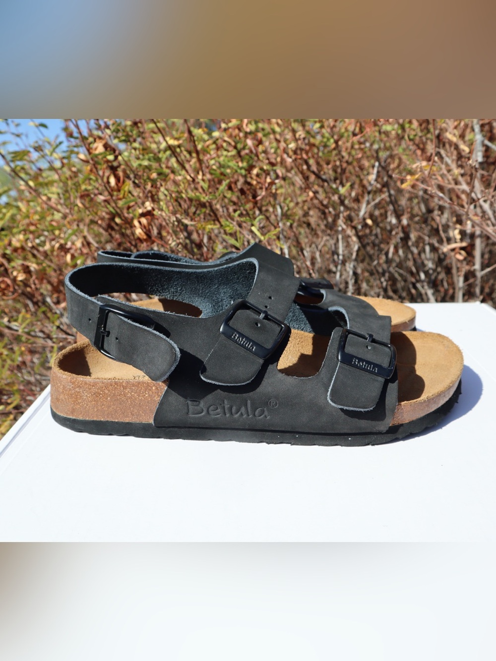 Birkenstock Betula black strap sandals | size 6 - Picture 3 of 5